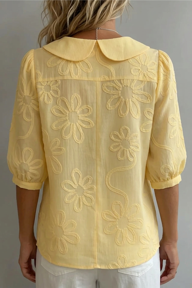 Sandra | Elegant Floral Blouse