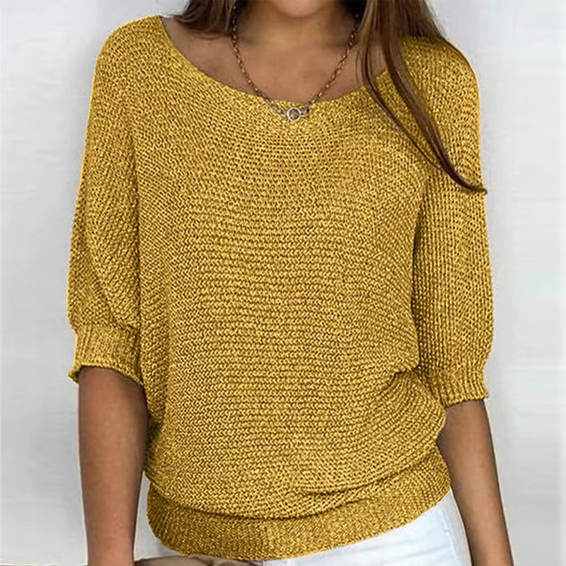 Venetia | Lightweight Summer Top with Three-Quarter Sleeves