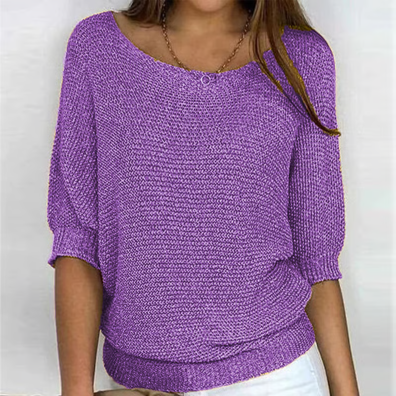 Venetia | Lightweight Summer Top with Three-Quarter Sleeves