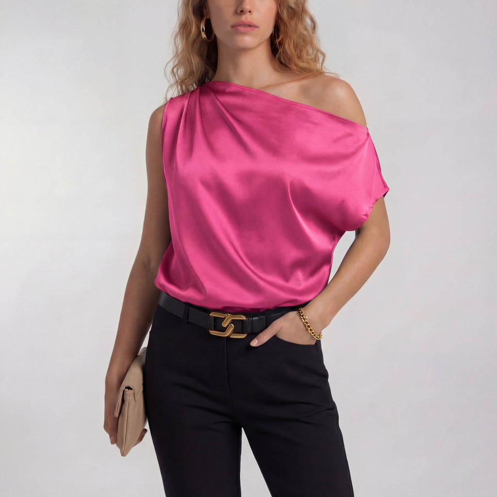 CAMILLA™ – Chic Casual One Shoulder Blouse