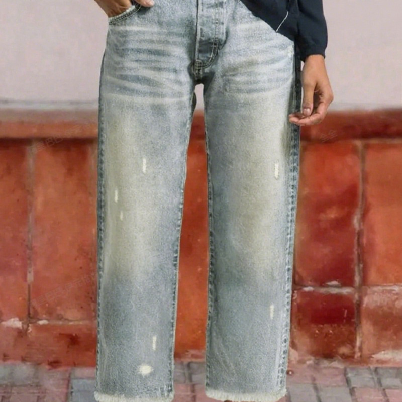 Pauline | Retro Cropped Straight Jeans